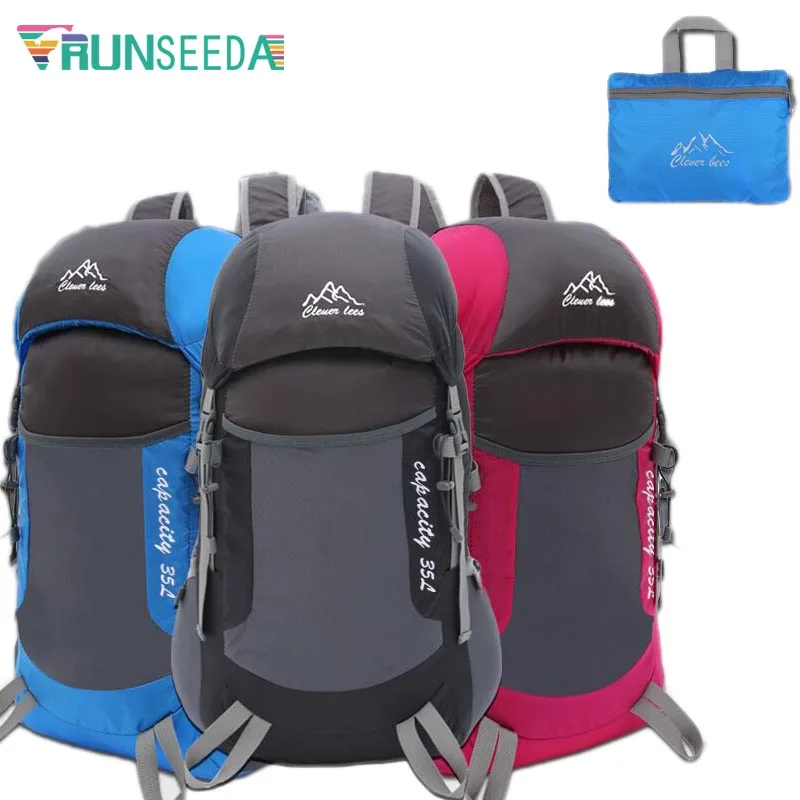 

Runseeda 2019 Newest Lightweight Foldable Climbing Backpack Bag Multifunction Waterproof Outdoor Sports Hiking Traveling Daypack