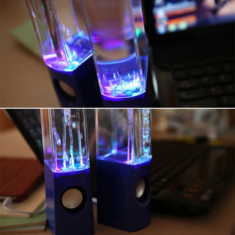 Wireless Dancing Water Speaker LED Light Fountain Speaker Home Party NK-Shopping