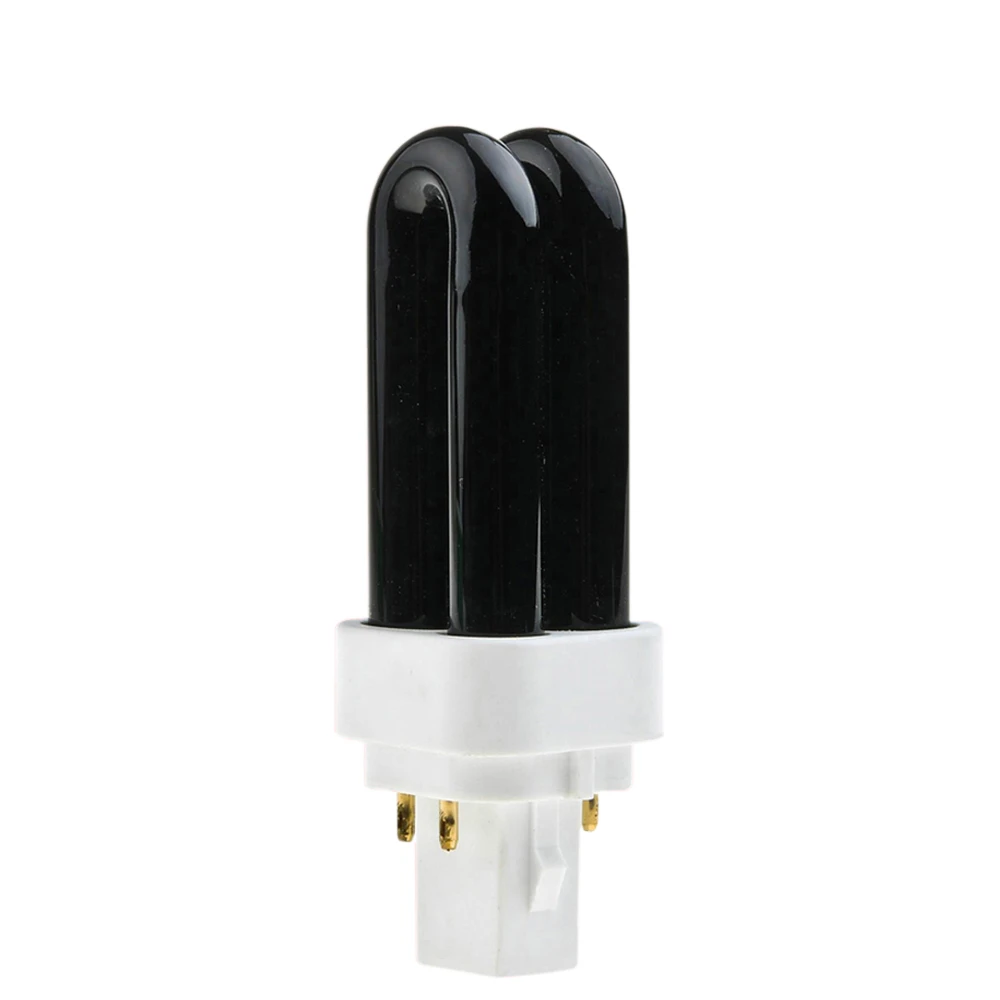 4 Pins Anti-mosquito Light Tube 7W UV Blacklight 365nm Ultraviolet Light Spare Mosquito Killer Lamp Bulb U-shaped Insect Zapper