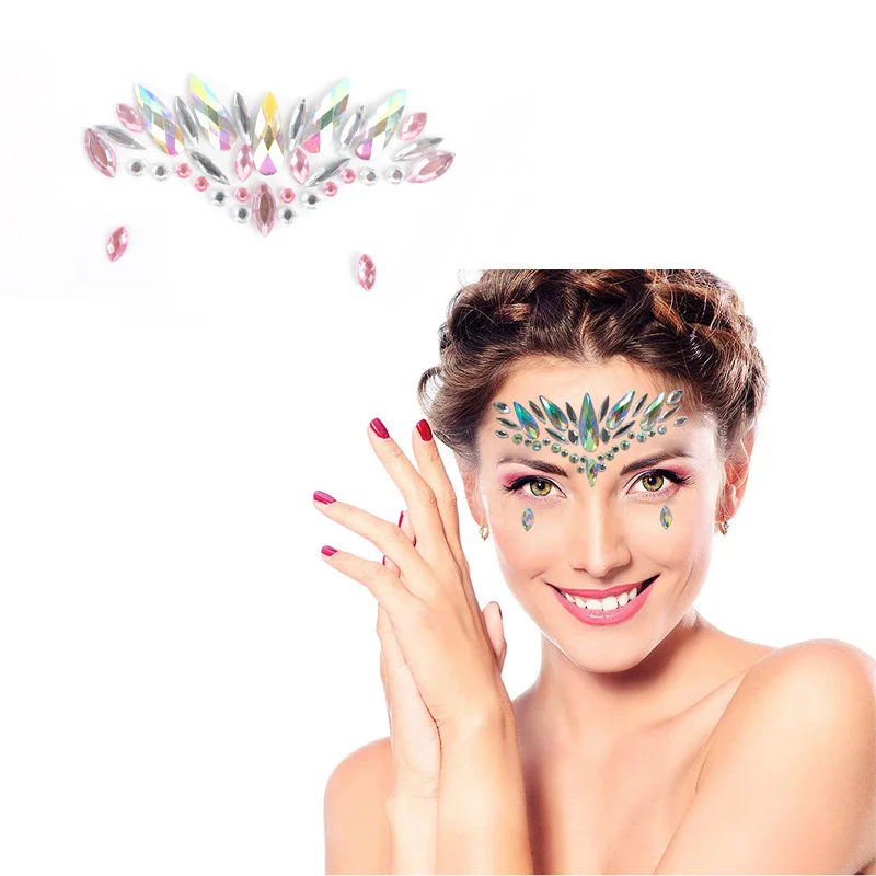 1 قطعة DIY الحاجب الوجه الجسم الفن لاصق كريستال بريق جواهر مهرجان حزب عيون لصاقات وشم ماكياج عيد الميلاد ديكور 1 قطعة DIY الحاجب الوجه الجسم الفن لاصق كريستال بريق جواهر مهرجان حزب عيون لصاقات وشم ماكياج عيد الميلاد ديكور