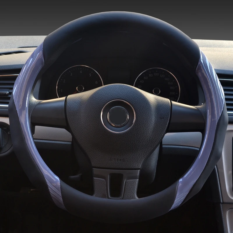 Защита салона автомобиля Авто Руль Обложка кофе красный серый модные противоскользящие удобные 36/38/40 см автомобильные аксессуары