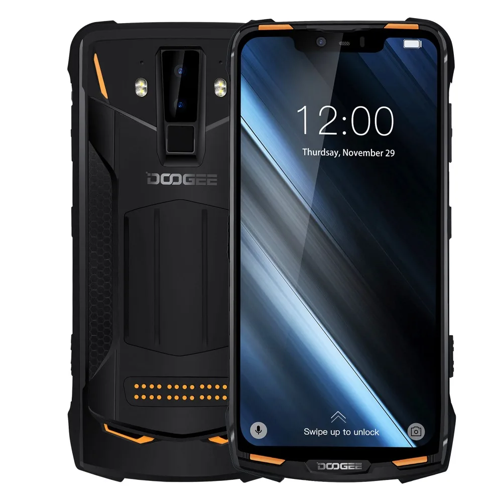 DOOGEE S90 мобильный телефон 6,18 ''Helio P60 восьмиядерный смартфон 6 ГБ 128 ГБ Android 8,1 16 Мп 8 Мп отпечаток пальца мобильный телефон с двумя sim-картами