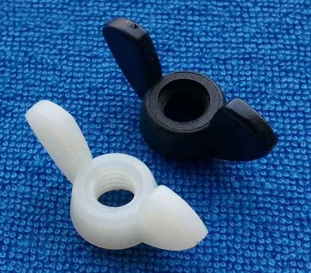 200pcs M4 M5 M6 M8 Wing nuts Nylon pc clear plastic handle airplane model aircraft,LED Lighting