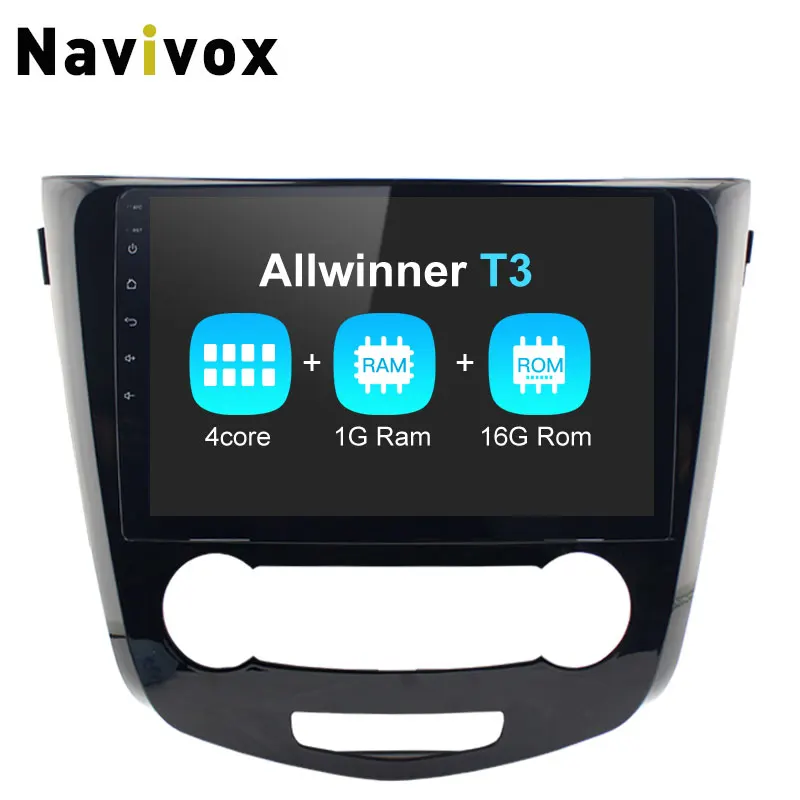 

Navivox 10.1'' 2 din Car Radio Multimedia Android 7.1 GPS Navigation Radio Car DVD Player For Nissan X Trail X-Trail 2014-2016