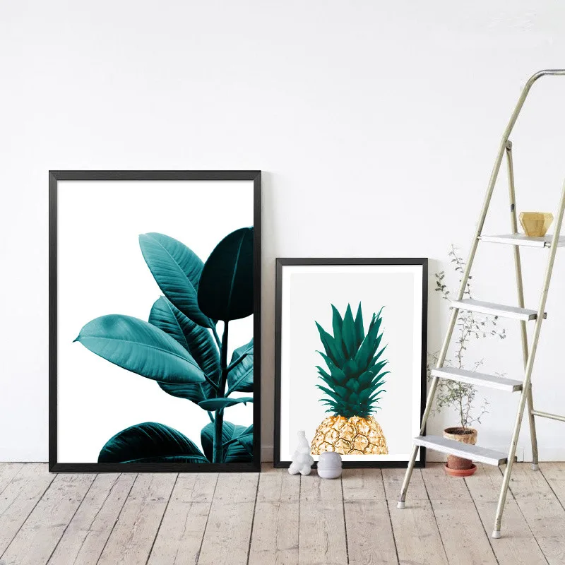 Nordic Poster Pineapple Plant Painting Cuadros Decoracion Ananas Wall Posters Art Canvas Cadre Decoratif Frameless | Дом и сад