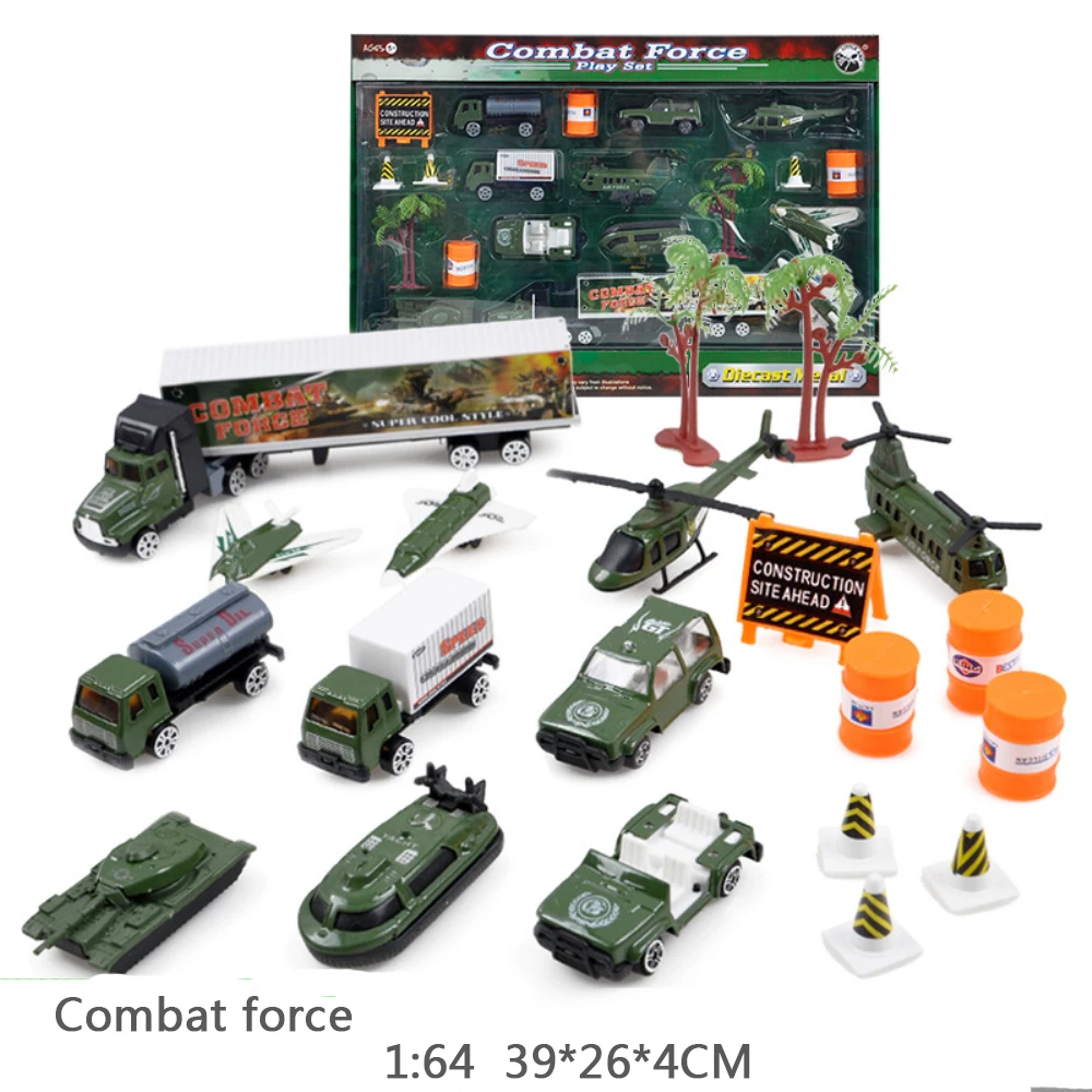 1: 64 сплава Строительство автомобиля полицейский грузовик набор combat force mighty спасательные игрушечная классическая модель литья под