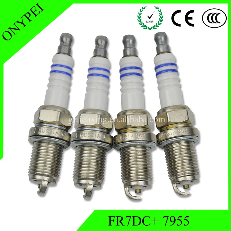 4-6 шт. нормальная Свеча зажигания FR7DC + 7955 8 для Dodge Volvo Kia Chrysler Plymouth Infiniti Suzuki 0 242 235