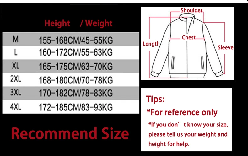 Recommend size