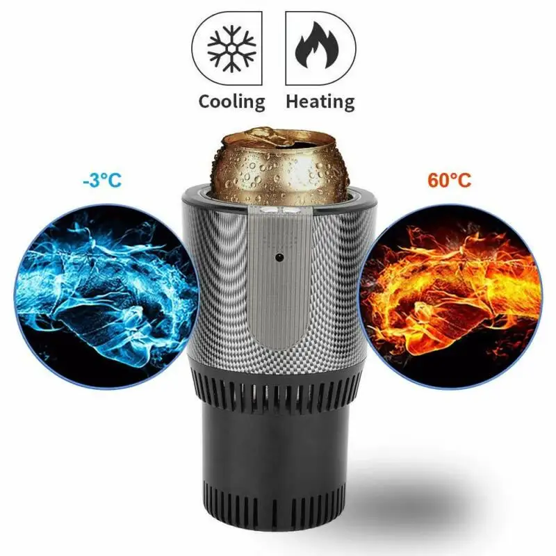 

Car Cup Warmer Cooler 2In1 Heating Smart Temperature Control Electric Mug Holder