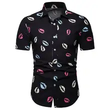 Mens Summer Beach Hawaiian Shirt Brand Short Sleeve Plus Size Floral Shirts Men Casual Holiday Vacation Clothing Camisas