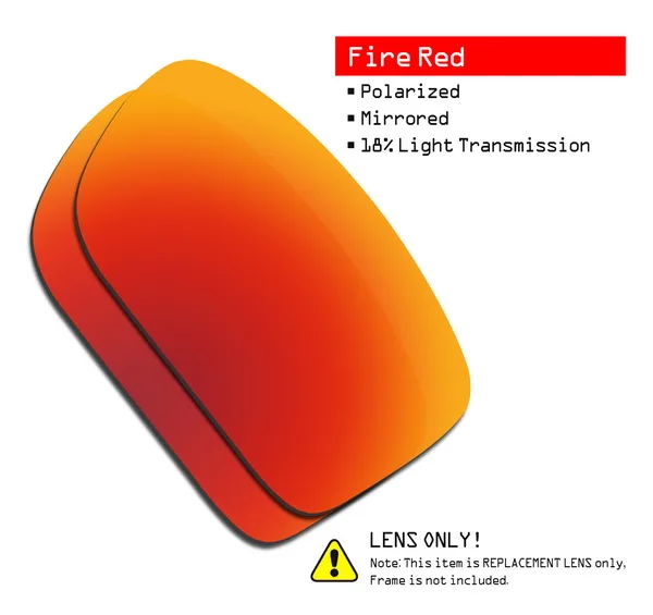 SmartVLT поляризованные Сменные линзы для солнцезащитных очков с двойными краями - Цвет линз: Fire Red-ShieldCoat