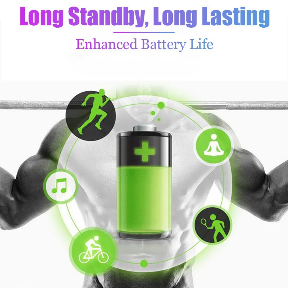 Wireless Bluetooth Earphone 5.0 Sport Headset Gaming with Microphone Stereo Earbuds Headphones Bluetooth TWS Earphones For Phone (11)