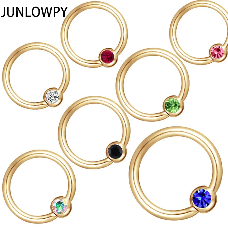 JUNLOWPY Fancy Body Piercing Jewelry Stainless Steel 16G Nose Stud Sexy Tragus Lip Women Men Nose Hoop Ring 200pcs Mix 10 Colors
