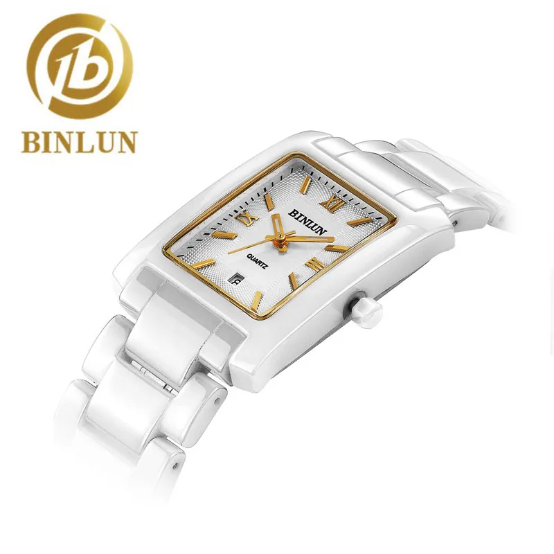 

BINLUN Watches Mens Sport Watches Minimalist Waterproof Pure White Men's Quartz Clock Couple Casual Waterproof WristWatches
