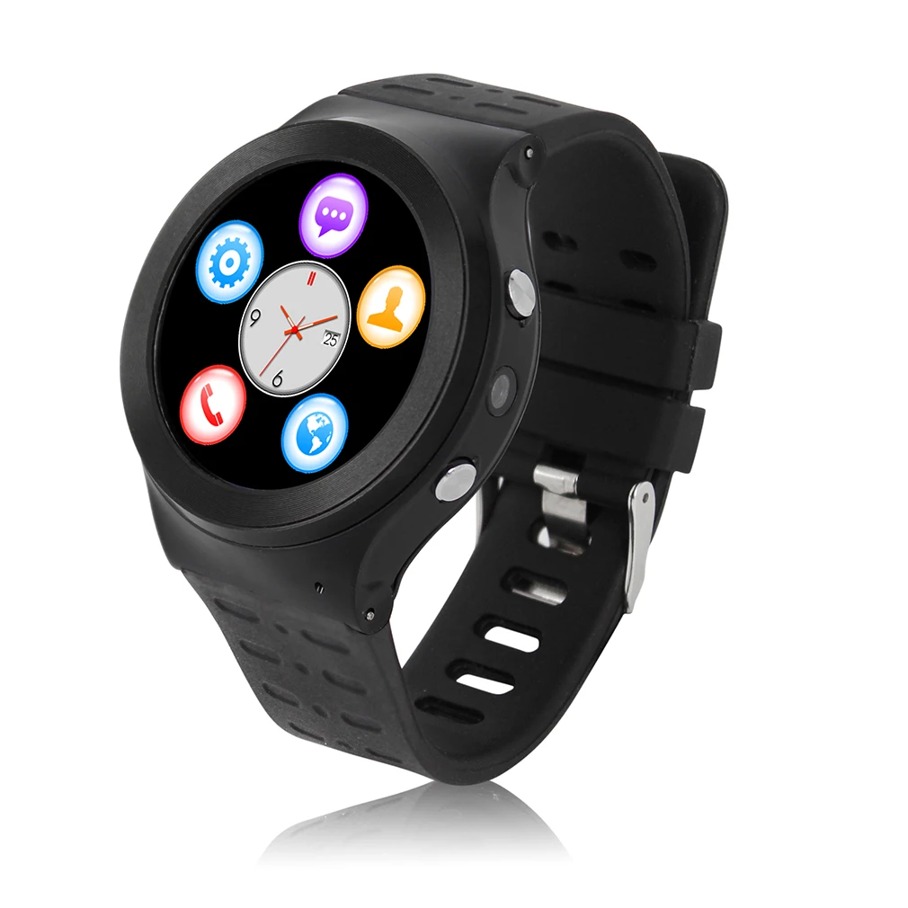 

S99 GSM 3G Quad Core Android&IOS Smart Watch With 5.0 MP Camera GPS WiFi Bluetooth Phone V4.0 Pedometer Heart RateBracelet 2018