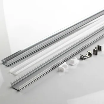 

DHL 1 m LED strip aluminum profile for 5050 5630 LED hard bar light led bar aluminum channel housing with cover end cover