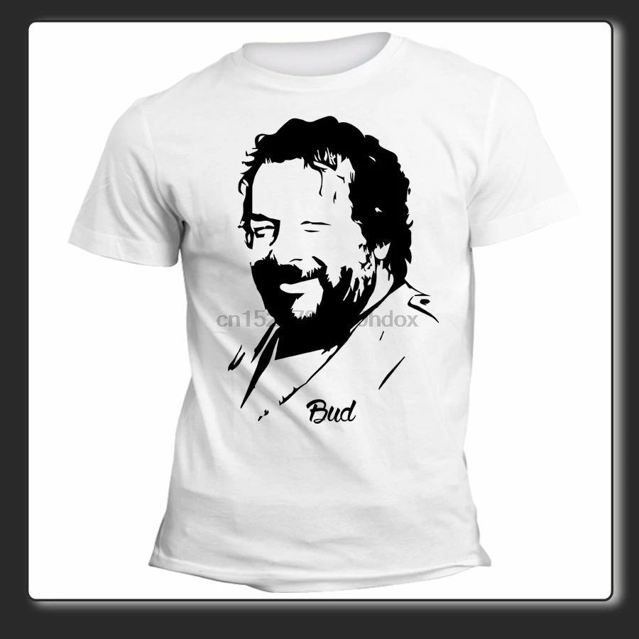 Футболка Bud Spencer новинка 2019 модные топы летняя крутая забавная 3D футболка