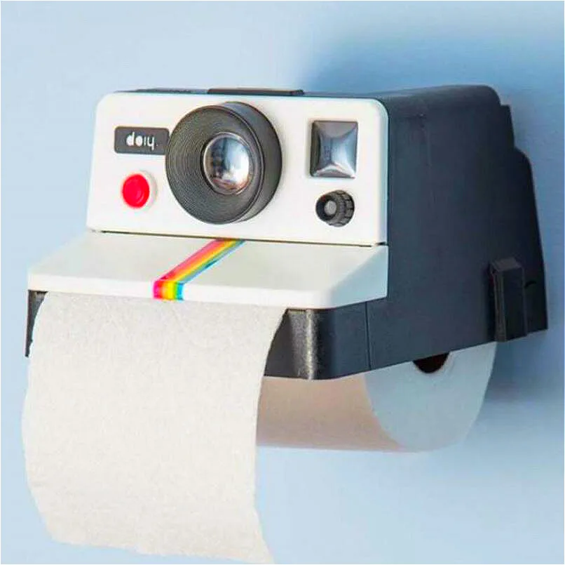 Creative Retro Camera Paper Towel Box Household Car Seat Type Carton Drawing Tissues Holder Tissue Box Roll Paper Contianer Case