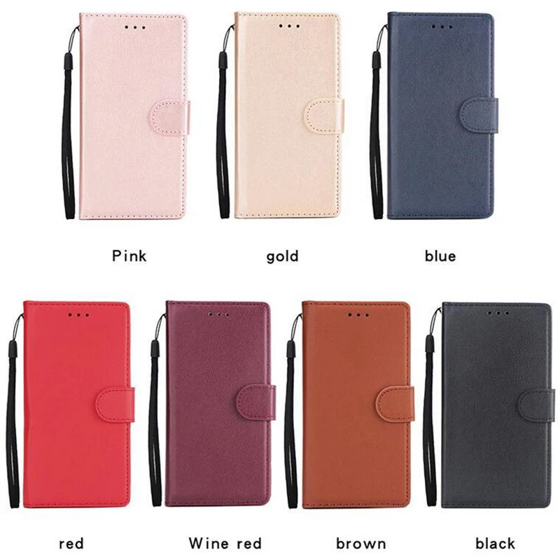 

10pcs Wallet Leather Card Slot Case For iPhone 11 Pro Max XS XR X 8 7 6 6S Plus Holder Kickstand Pouch Shockproof Protect Cover