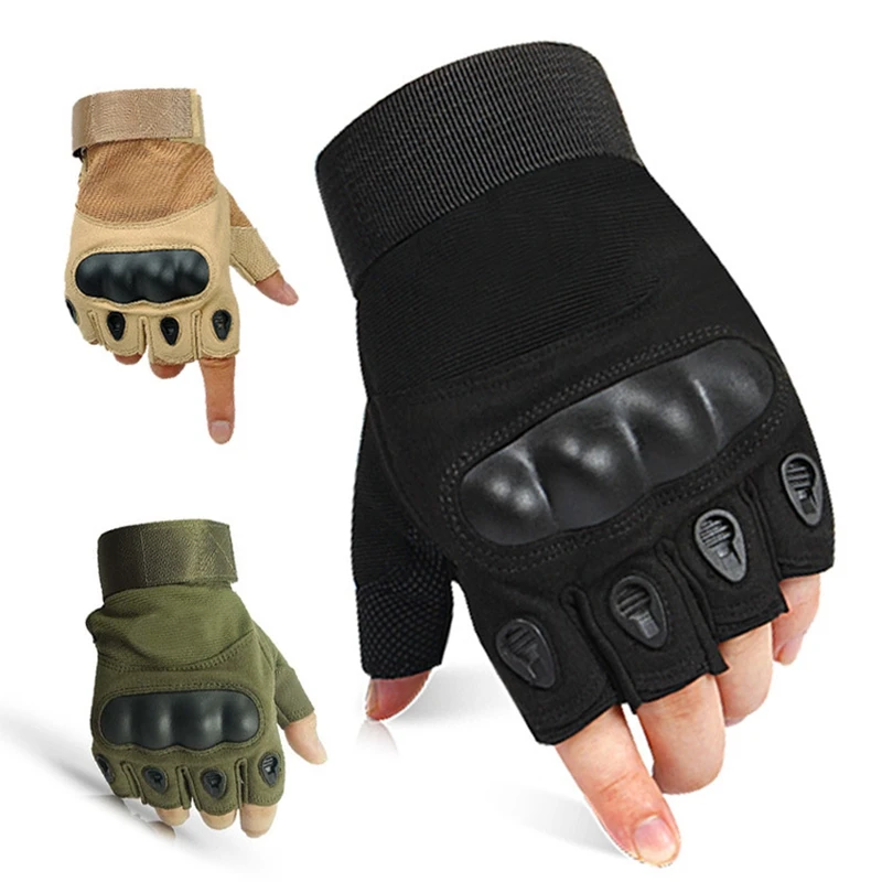 Half Finger Tactical Gloves Military Airsoft Hunting Assault Combat