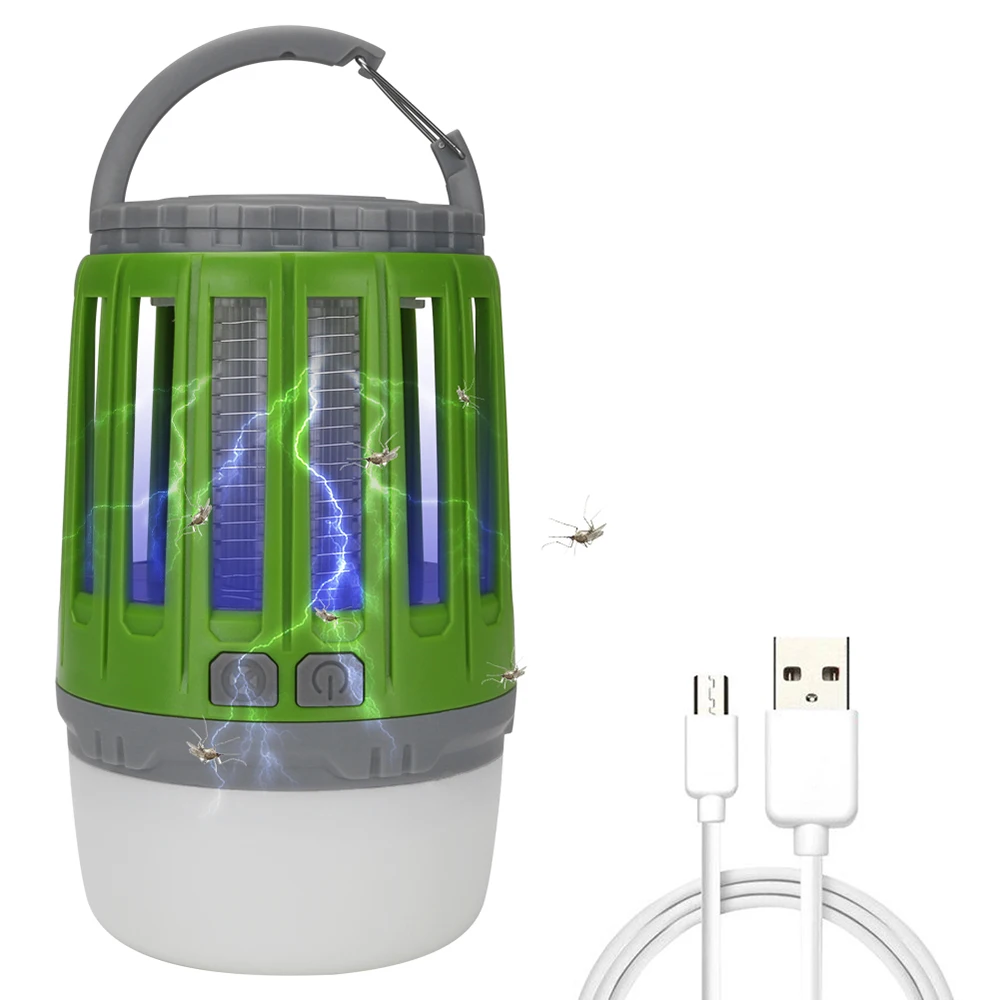 2 Dimmable USB Mosquito Killer лампа портативный тент свет Жук Zapper летающие насекомые Репеллент убийца кемпинг фонарь ночник