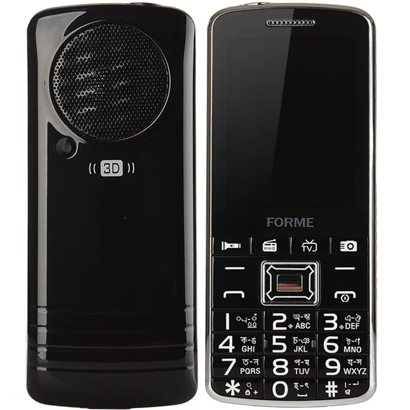 Forme мобильного телефона ТВ Поддержка Dual SIM 3D звук большой аккумулятор клавиатура