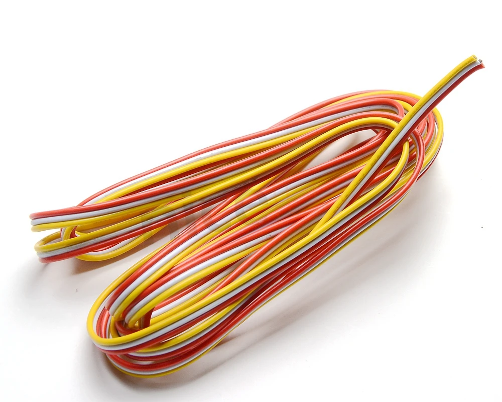 10ft 3 м 20AWG 3 контактный Удлинительный кабель с ПВХ-изоляцией многожильный электрический кабель Медный провод для 3pin 3528 5050 Светодиодные ленты