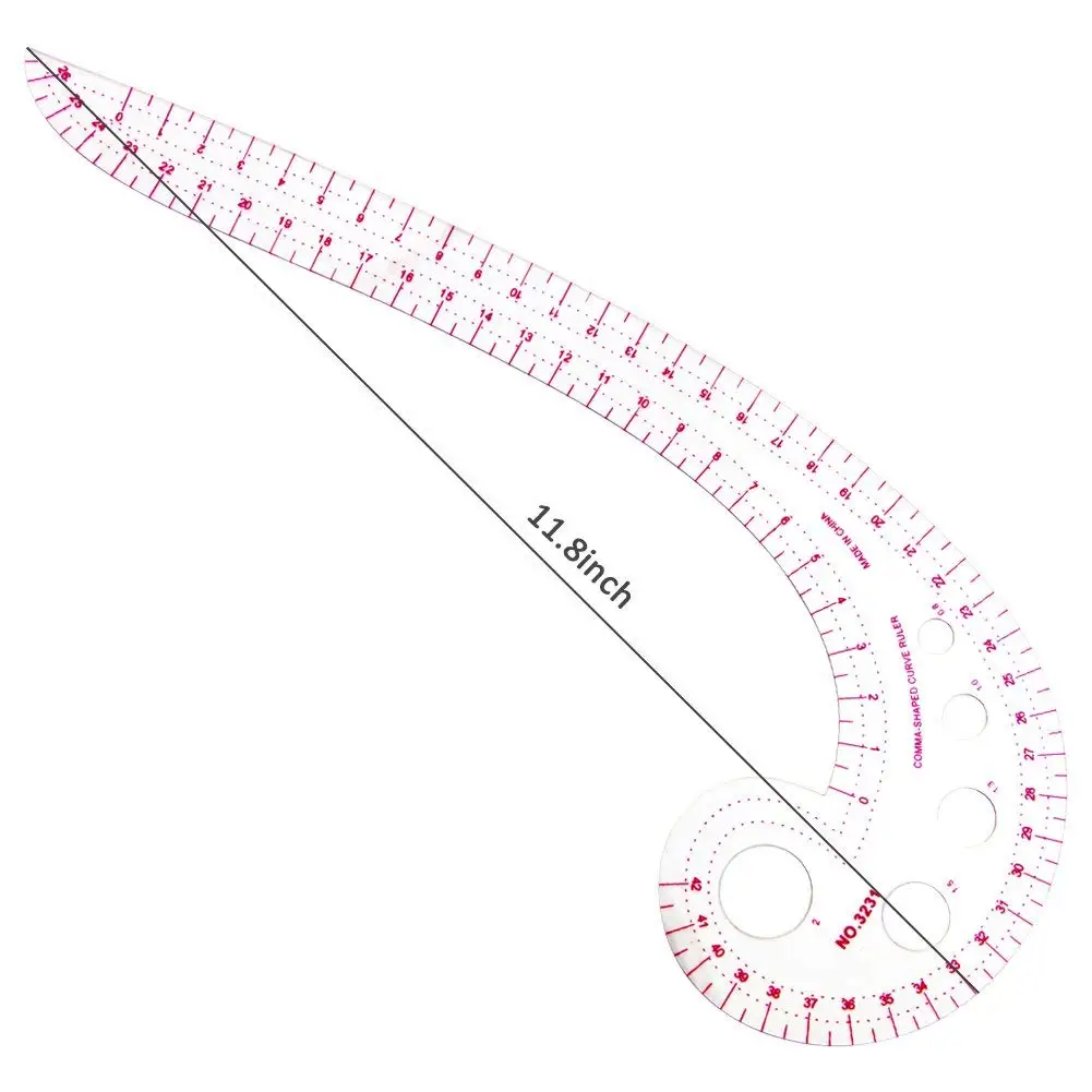 Набор линейки для шитья(4 шт.)-метрический набор линейки, французский кривой узор, Сортировочная линейка, платье, рисование, черчение, мера, шаблон T