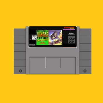 

Jungle Strike 46 Pin 16 Bit Grey Game Card For USA NTSC Game Player