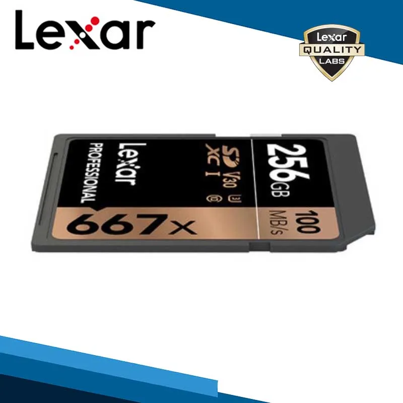 Карта памяти Lexar Professional SD Card 667X Max 100 МБ/с. 64 Гб 128 ГБ 256 C10 U3 V30 UHS I SDXC Flash для