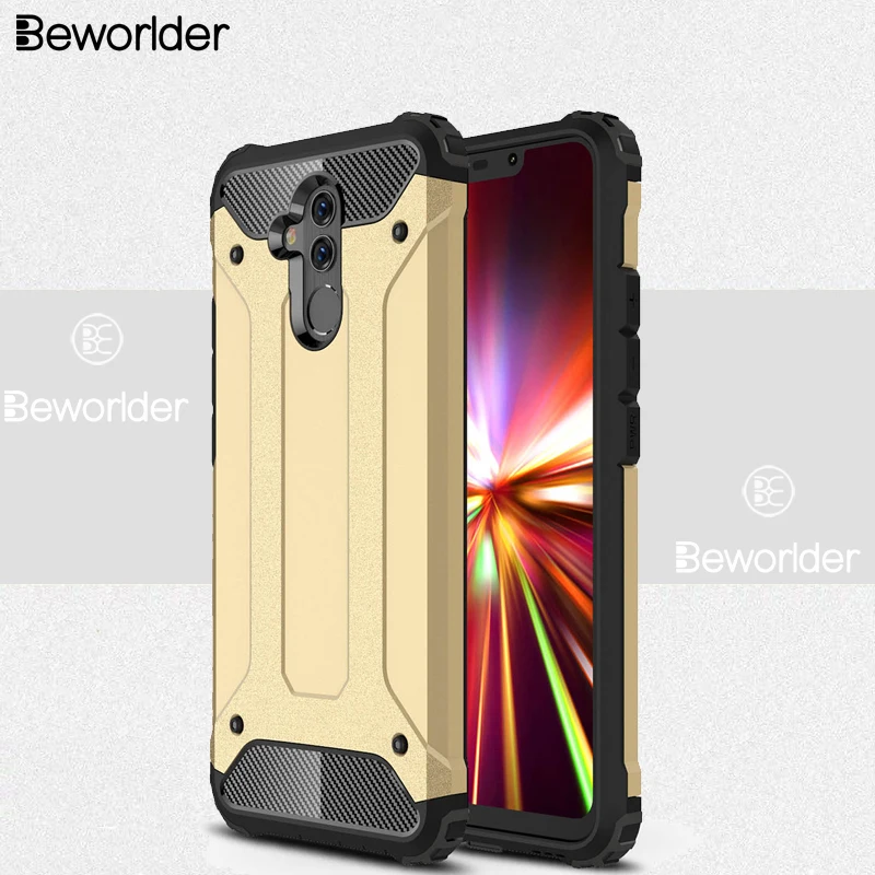 Beworlder For Huawei Mate 20 Lite Case Dual Layer TPU PC Shockproof Heat Dispatchion Armor Back Cover Mate20Lite |