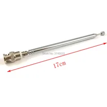 1 шт. 15dbi портативный радио сканер УКВ s788 Dvb-t ТВ BNC телескопическая антенна