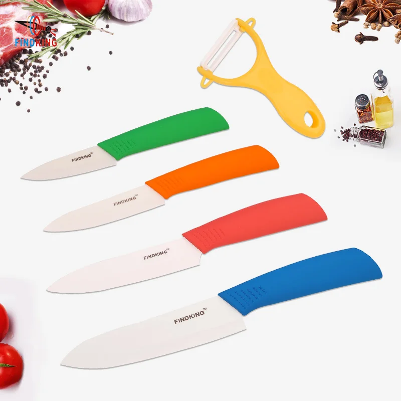 Buy FINDKING New Zirconia kitchen knife set Ceramic Knife set 3" 4" 5" 6" inch+