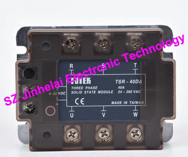 

New and original FOTEK 3-phase solid state relay TSR-40DA 3-Phase Solid state module 40A