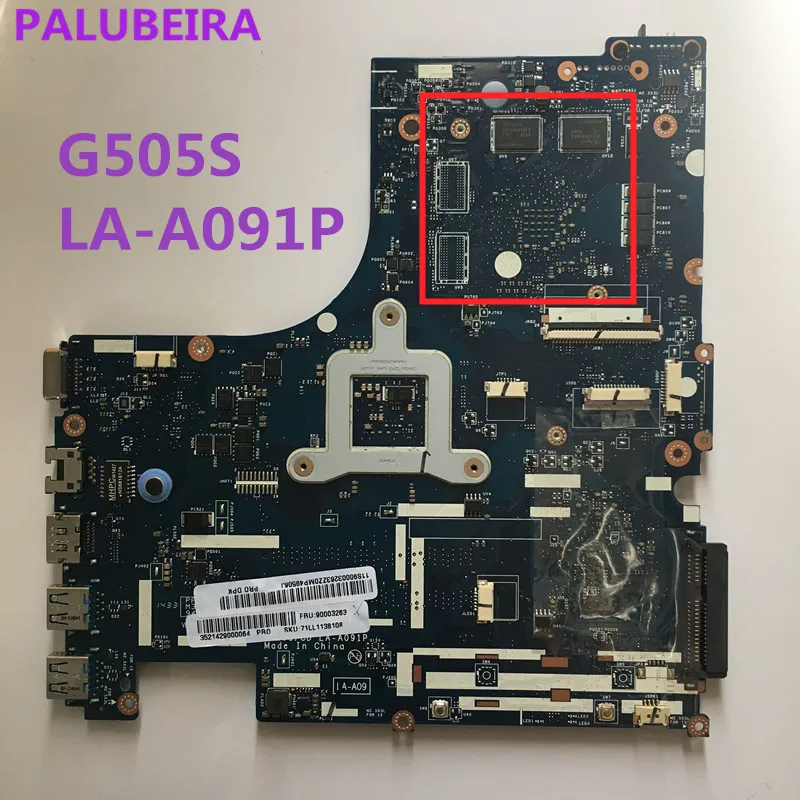 PALUBEIRA VALGC_GD LA-A091P материнская плата для ноутбука Lenovo G505S ноутбук DDR3 AMD с 4 видеокарты