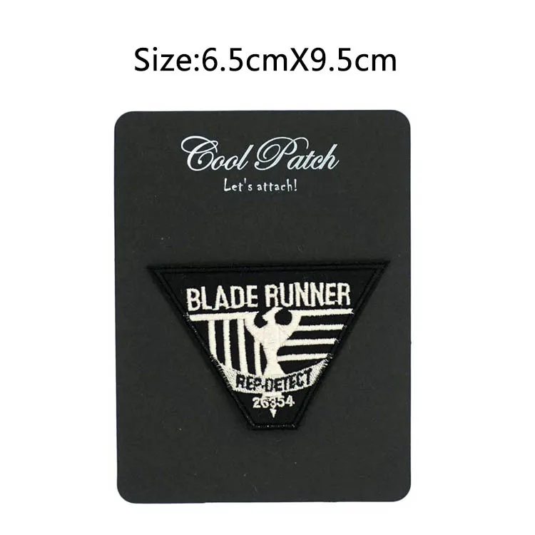 

Blade Runner Movie Rep Detect Uniform Movie TV Iron On Sew On Patch Cosplay Comstume Wholesale Halloween Dropship