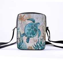 CROWDALE Women font b Crossbody b font font b Bags b font Marine life Printing for