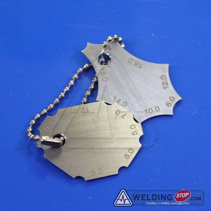 

Pocket Fillet Welding Gauge 2pcs set protable welding inspection gage key