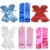 Необычные перчатки принцессы для девочек Дети с длинными тубус для перчаток рукавом bowknot Дизайн для девочек Вечерние перчатки зима подарок красный розовый белый - изображение