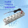 DC 48V 4/6/8/10/12 Head Ultrasonic Mist Maker Fogger Stainless Steel Air Humidifier Greenhouse Hydroponics Excluding Transformer 6