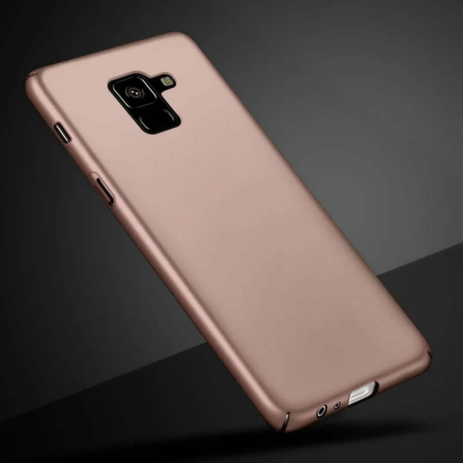 Pure Color Phone Case For Samsung Galaxy J6 2018 J600 J600F Hard PC Frosted Shield Cover EU Capa | Мобильные телефоны и
