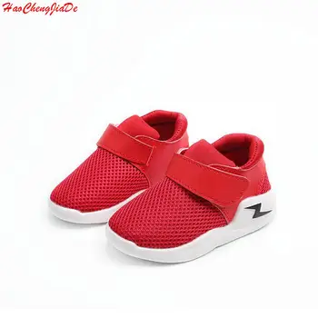 

2018 New Kids Shoes for Baby Boys Girls Children's Casual Sneakers Air Mesh Breathable Soft Running Sports Shoes EU 21-30