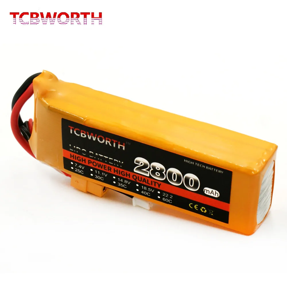 RC 3S LiPo battery 11.1V 2800mAh 40C Max 80C For RC Airplane Quadrotor Helicopter High Power 3S RC batteries LiPo 11.1V AKKU
