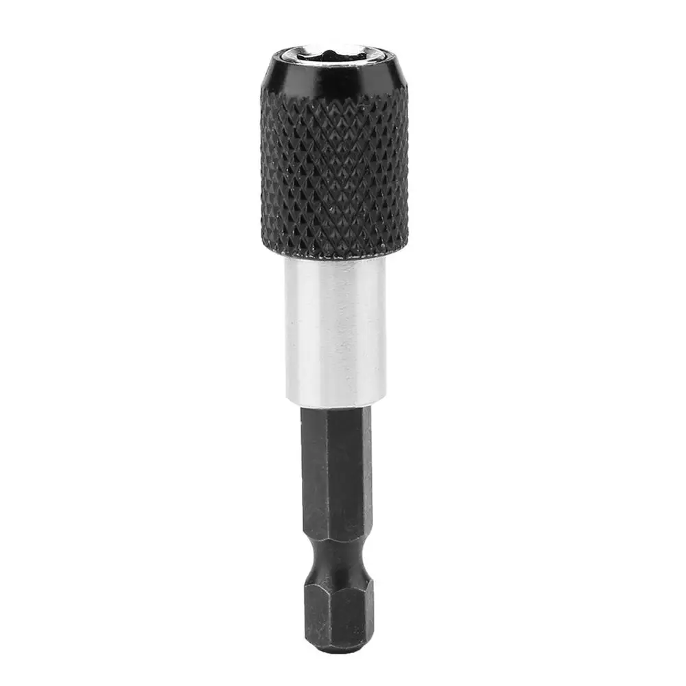 

1/4" Impact Drive Shank Quick Change Holder Hex Bit Drill Chuck Adapter Magnetic