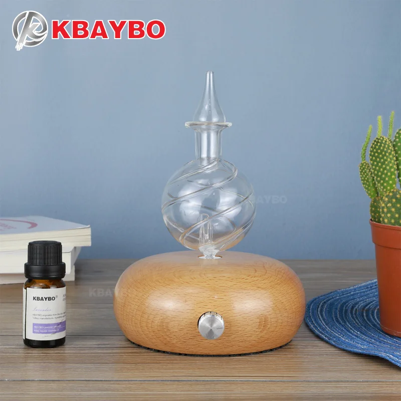 

Aroma Essential Oil Diffuser Ultrasonic Cool Mist Humidifier Wood Grain With 7 Color LED Lights Aromatherapy Mist Maker for Home