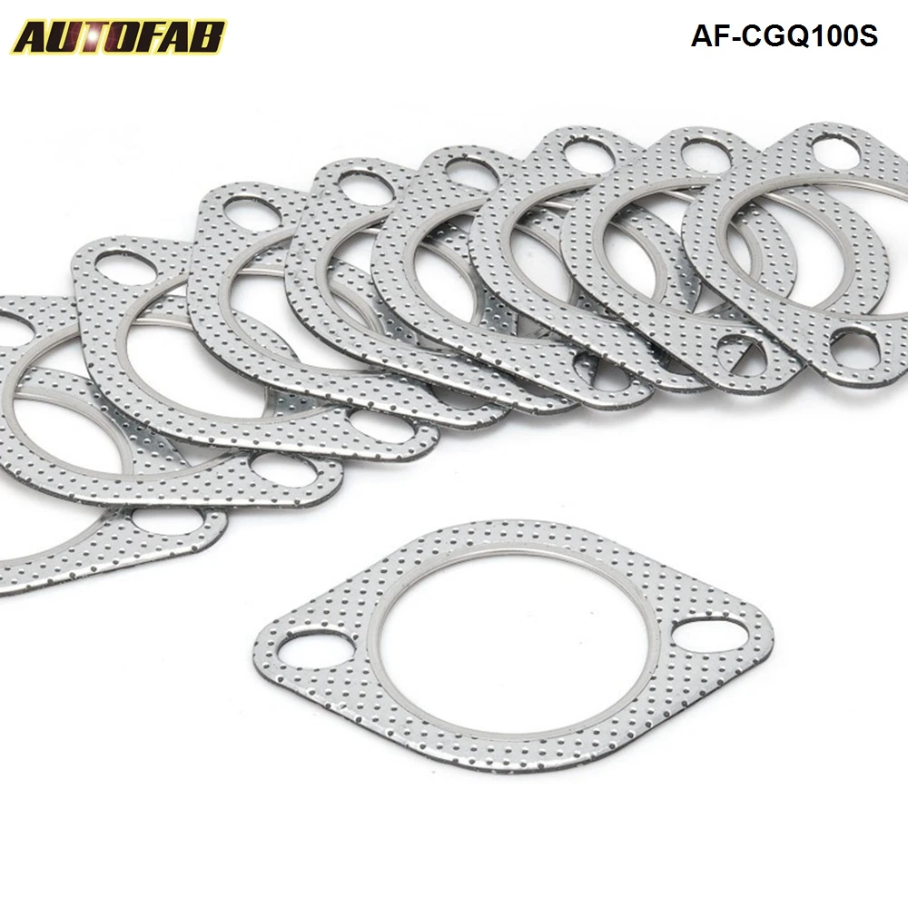 

2.5" 2-BOLT HEADER MANIFOLD DOWN PIPE CATBACK EPMAN TURBO EXHAUST GASKET AF-CGQ100S