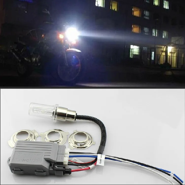 Heinmo 35/ W moto kit HID Headlight BA20D H6/ M H4/ Bi-Xenon Hi//lo lampadina kit set