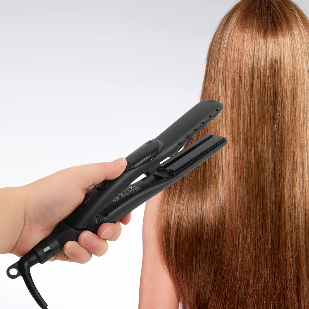 

Ionic Steam Straightener Hair Tool Flat Iron Vapor Seam Straightening Iron Hair Iron Steamer Styling Tool