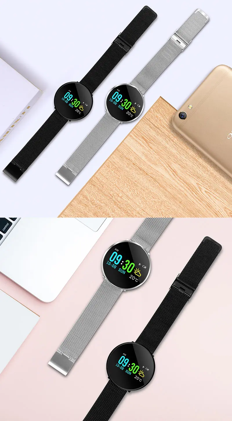 2019 H2 Smart Watch IP67 Waterproof Passometer Activity Fitness Tracker Heart Rate Blood Pressure Monitor Men women SmartWatch (11)