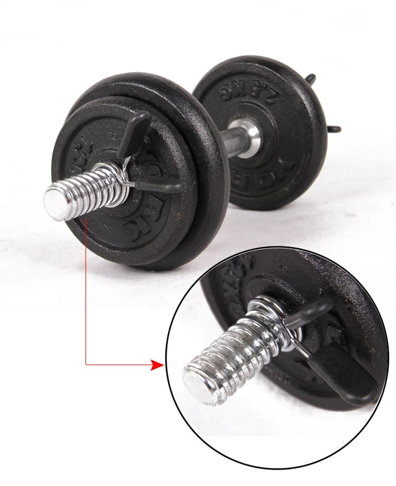 2Pcs 1" Weight Lock Collar Training Muscle Clamp Bar Barbell Buckle Lifting US 